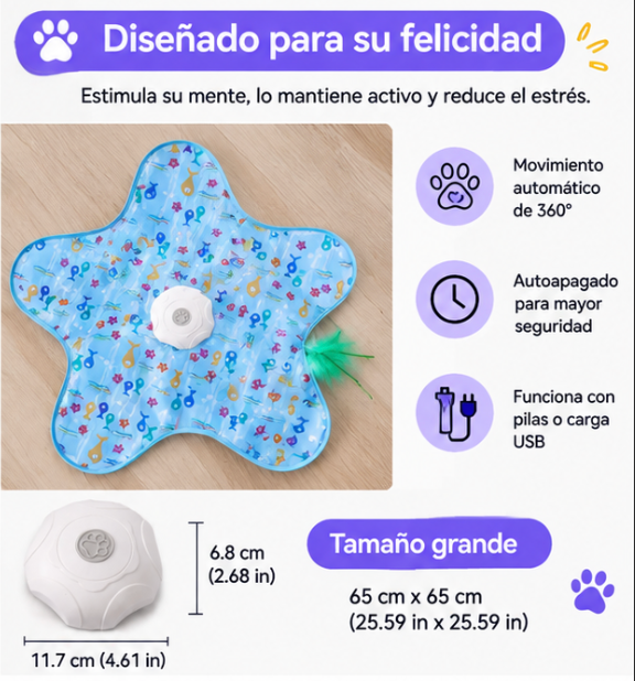 HuntingFun – Juguete Interactivo Automático para Perros