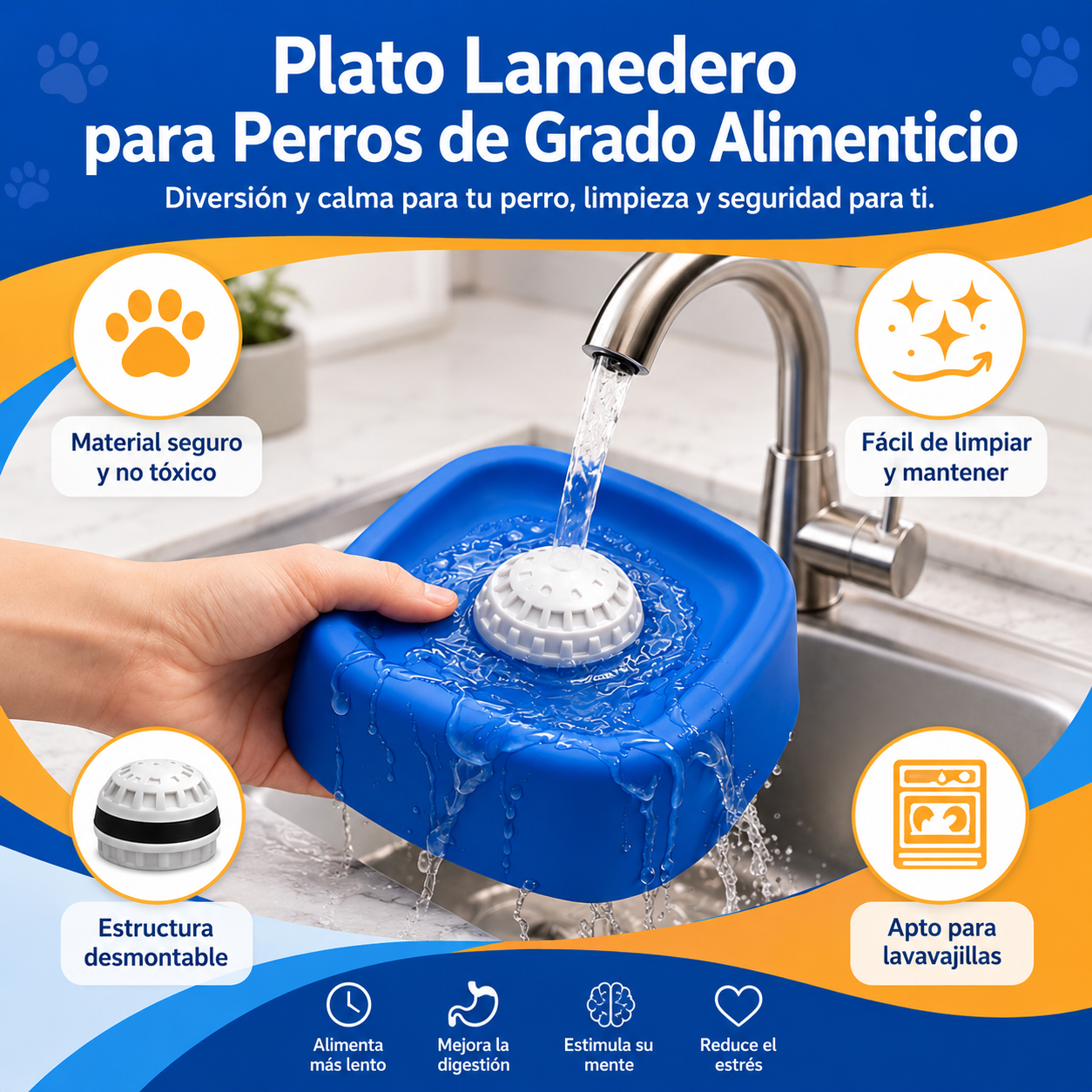 Plato Calmante para Perros – Hobby Doggy™