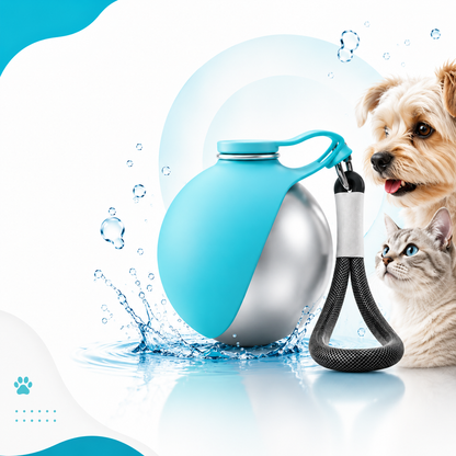 Dispensador de Agua 2-en-1 para Perros