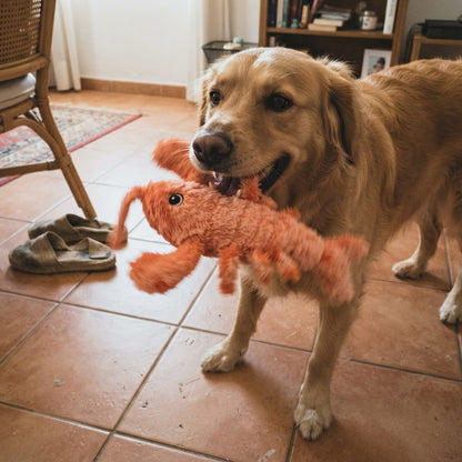 Peluche Interactivo Wiggly Lobster para Perros