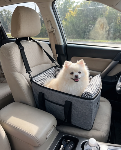 Transportín de coche instalado, reseña de Antonio en Guadalajara